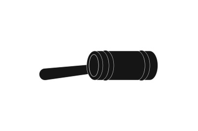Justice gavel icon, simple style