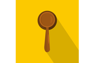 Judgement icon, flat style