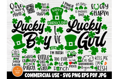 St Patricks Day SVG Bundle, Lucky Svg, Irish Svg