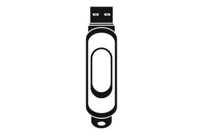 Mini usb icon, simple style