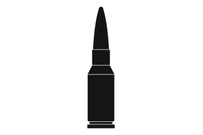 Big bullet icon, simple style