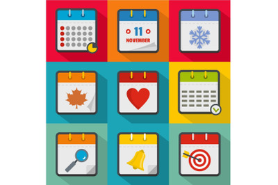 Streamline icons set, flat style