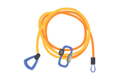 Rope icon, flat style
