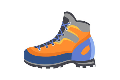 Boot icon, flat style