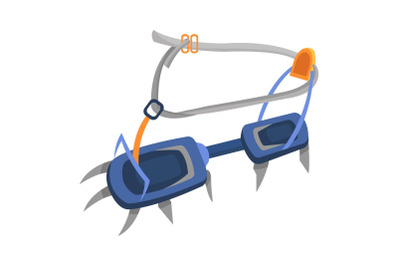 Hook climbing icon, flat style