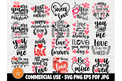 Valentines SVG Bundle, Valentine Svg, Heart Svg