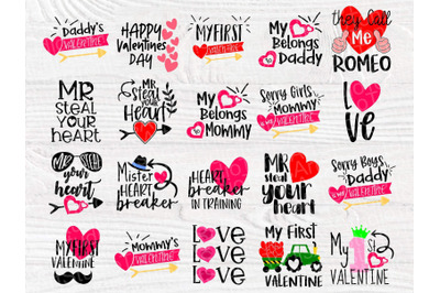 Valentine SVG Bundle, Kids Valentines Day, Love Svg, My First Valentin