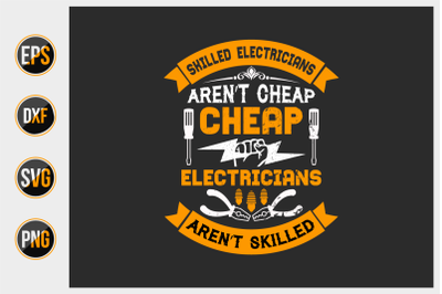 Cheap Electrician t shirts design.