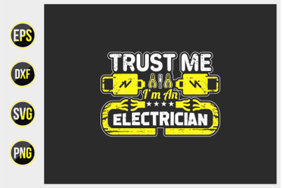 Trust me I&#039;m an electrician svg.