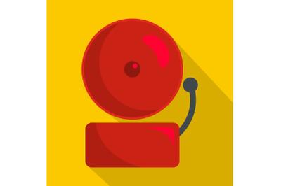 Alarm icon, flat style