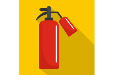 Extinguisher icon, flat style
