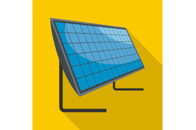 Energy generation icon, flat style
