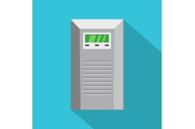 Control module icon, flat style