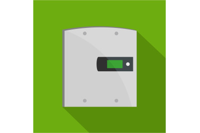 Ecology equipment icon, flat style