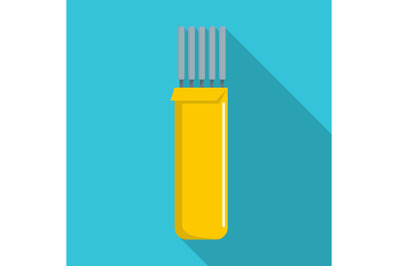 Industrial equipment icon, flat style