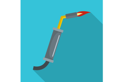 Gas icon, flat style