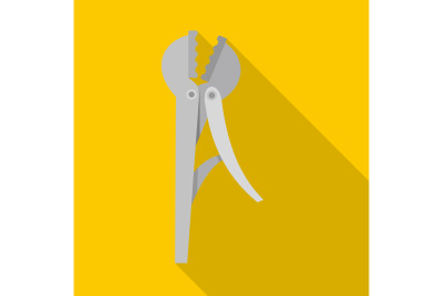 Wire cutter icon, flat style