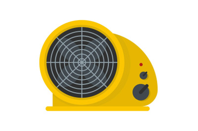 Table fan icon, flat style