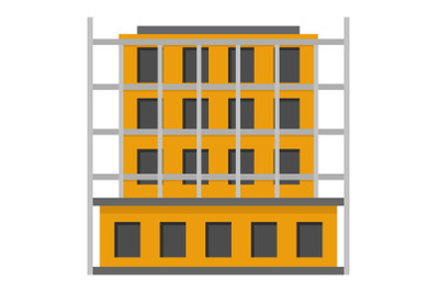 Scaffolding icon, flat style