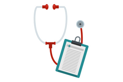 Diagnostic icon, flat style