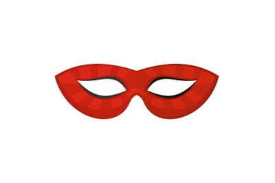 Mystical mask icon, flat style