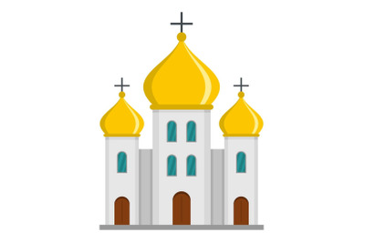 Church icon, flat style