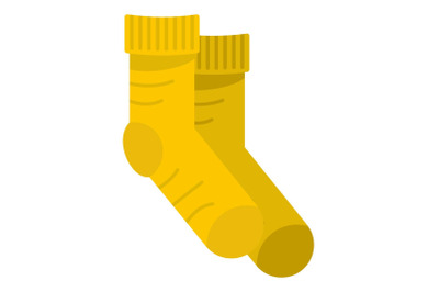 Sock icon, flat style