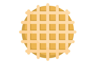 Biscuit icon, flat style