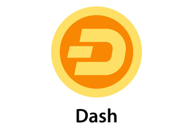 Dash icon, flat style