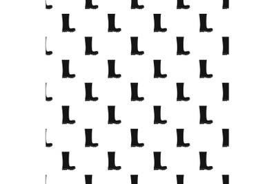 Rubber boots pattern vector seamless