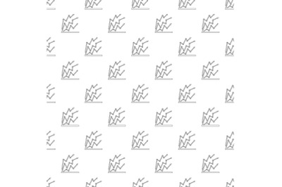 Chart pattern vector seamless