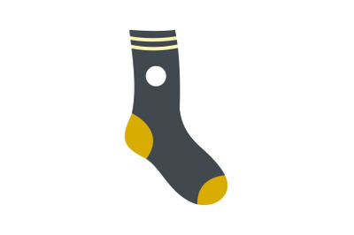 Sock icon, flat style