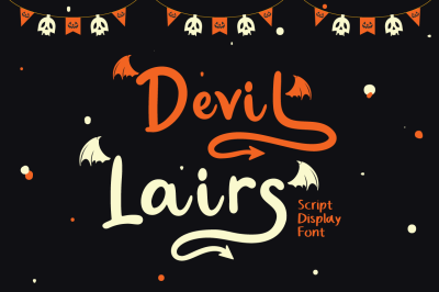 Devil Lairs - Halloween Font