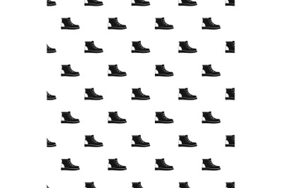 Hiking boots pattern vector seamless