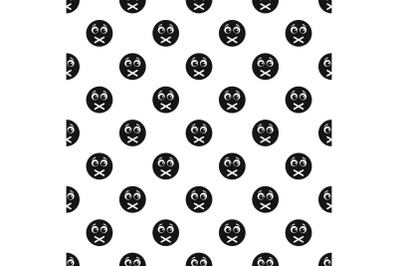 Smile pattern vector seamless