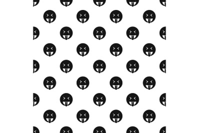 Smile pattern vector seamless