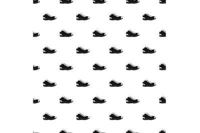 Hiking boots pattern vector seamless