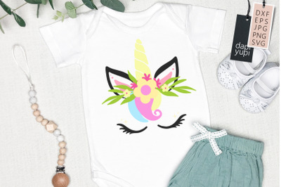 Unicorn Face Magical Unicorn Clipart SVG