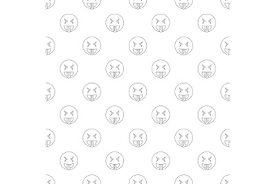 Smile pattern vector seamless