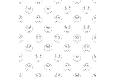 Smile pattern vector seamless