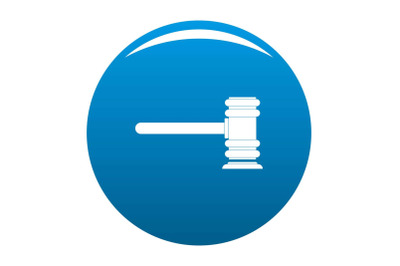 Legislation icon vector blue