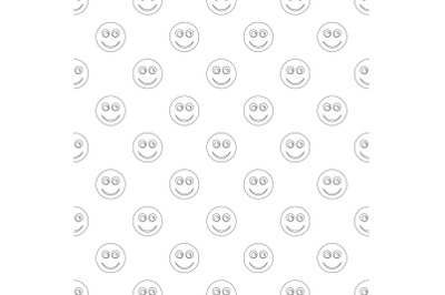 Smile pattern vector seamless