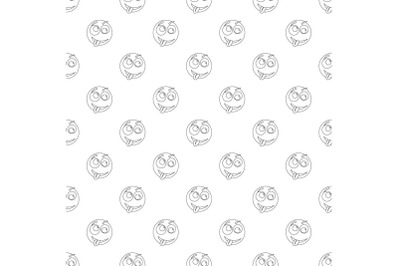 Smile pattern vector seamless