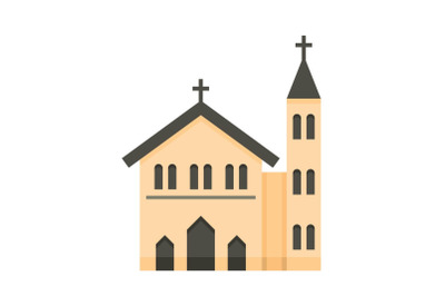 Church icon, flat style