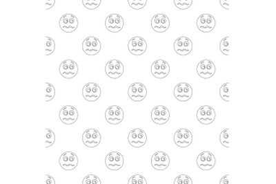 Smile pattern vector seamless