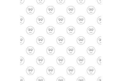 Smile pattern vector seamless