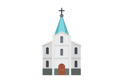 Kirche icon, flat style