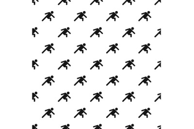 Stick figure stickman pattern vector seamless