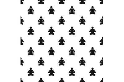 Stick figure stickman pattern vector seamless