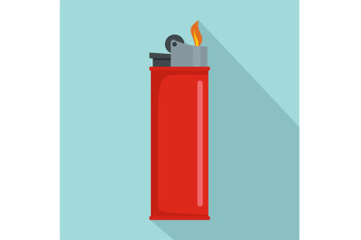 Lighter icon, flat style